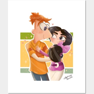 Phineas and Isabella Posters and Art